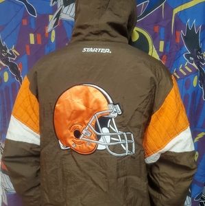 Cleveland Browns Starter Quarter Zip Jacket
